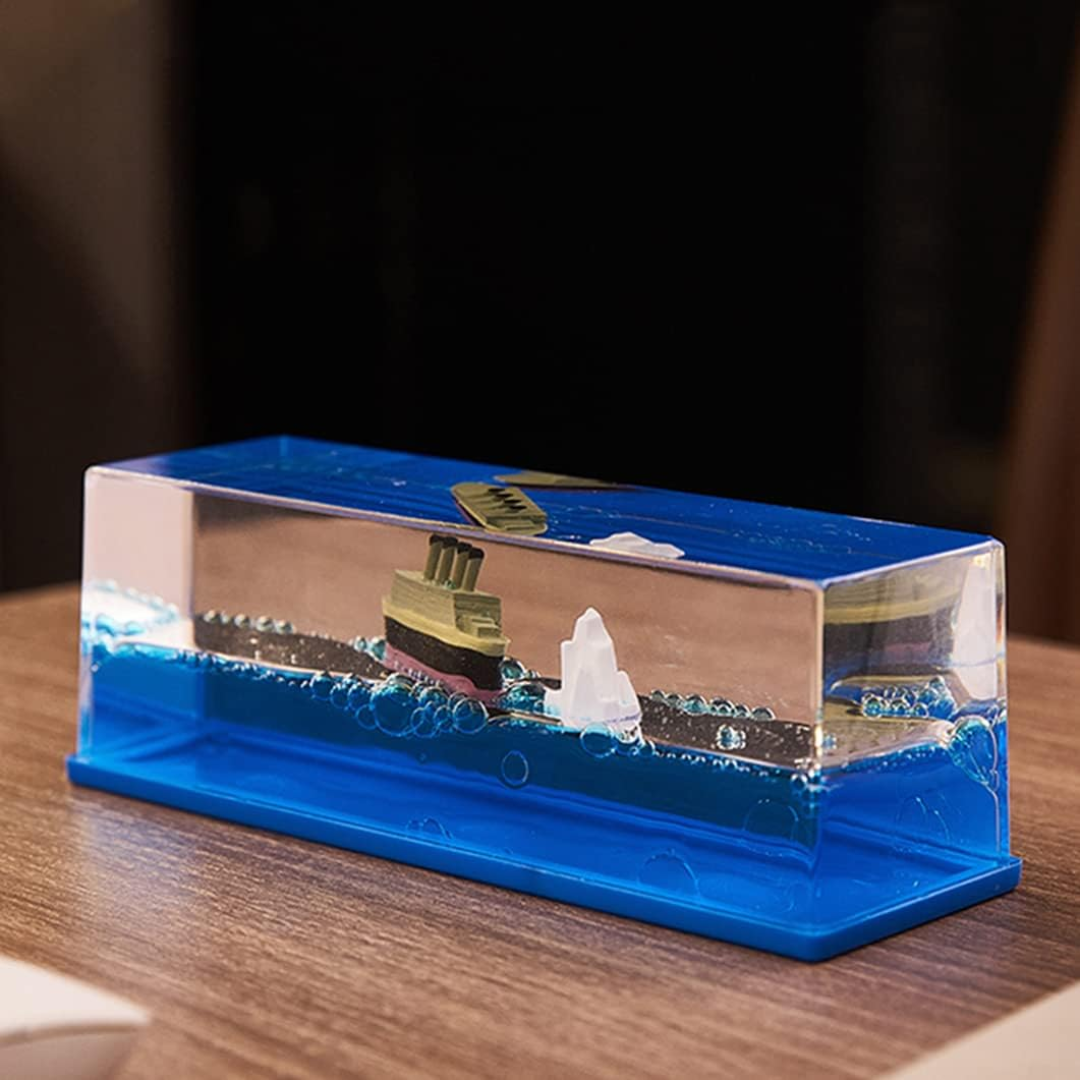 Titanic Unsinkable Fluid Drift Bottle