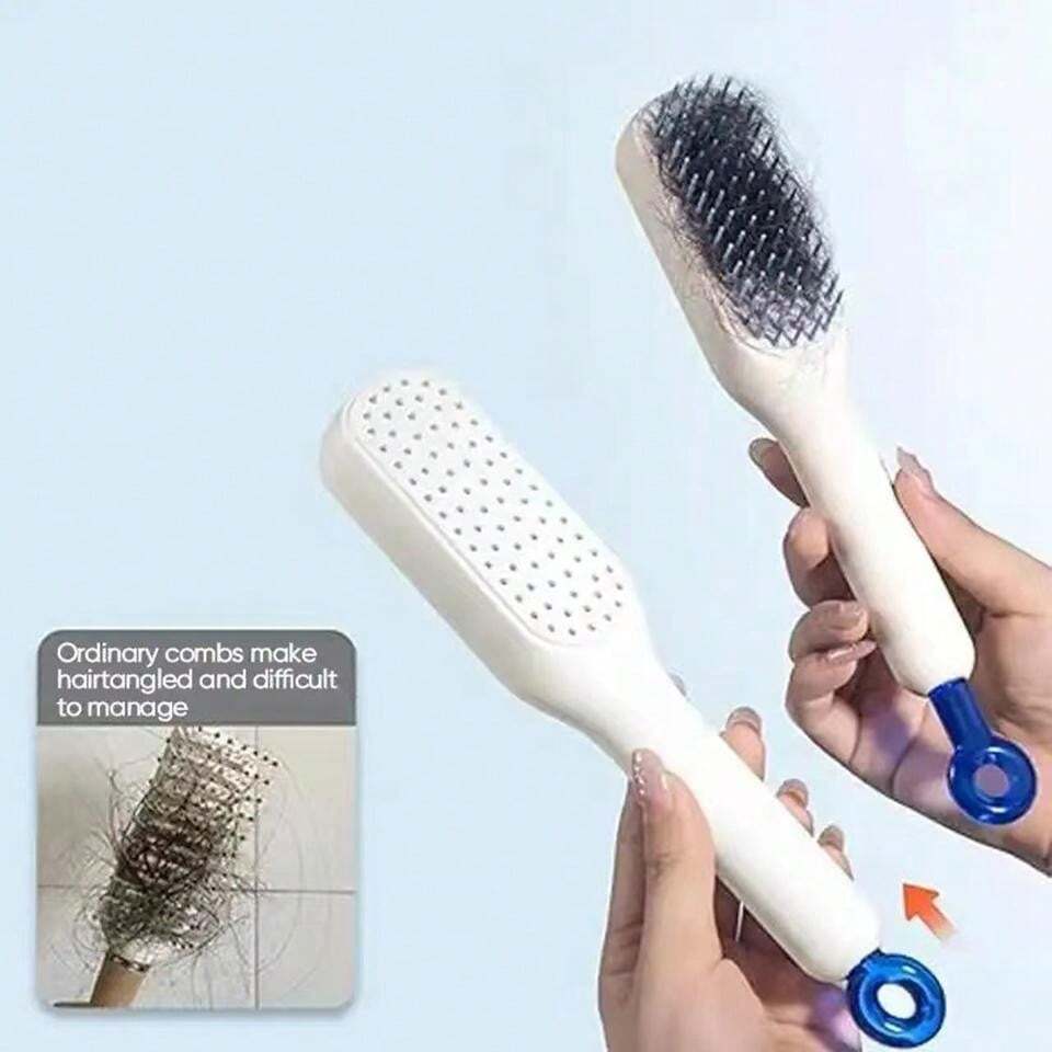 Self-cleaning Hair comb