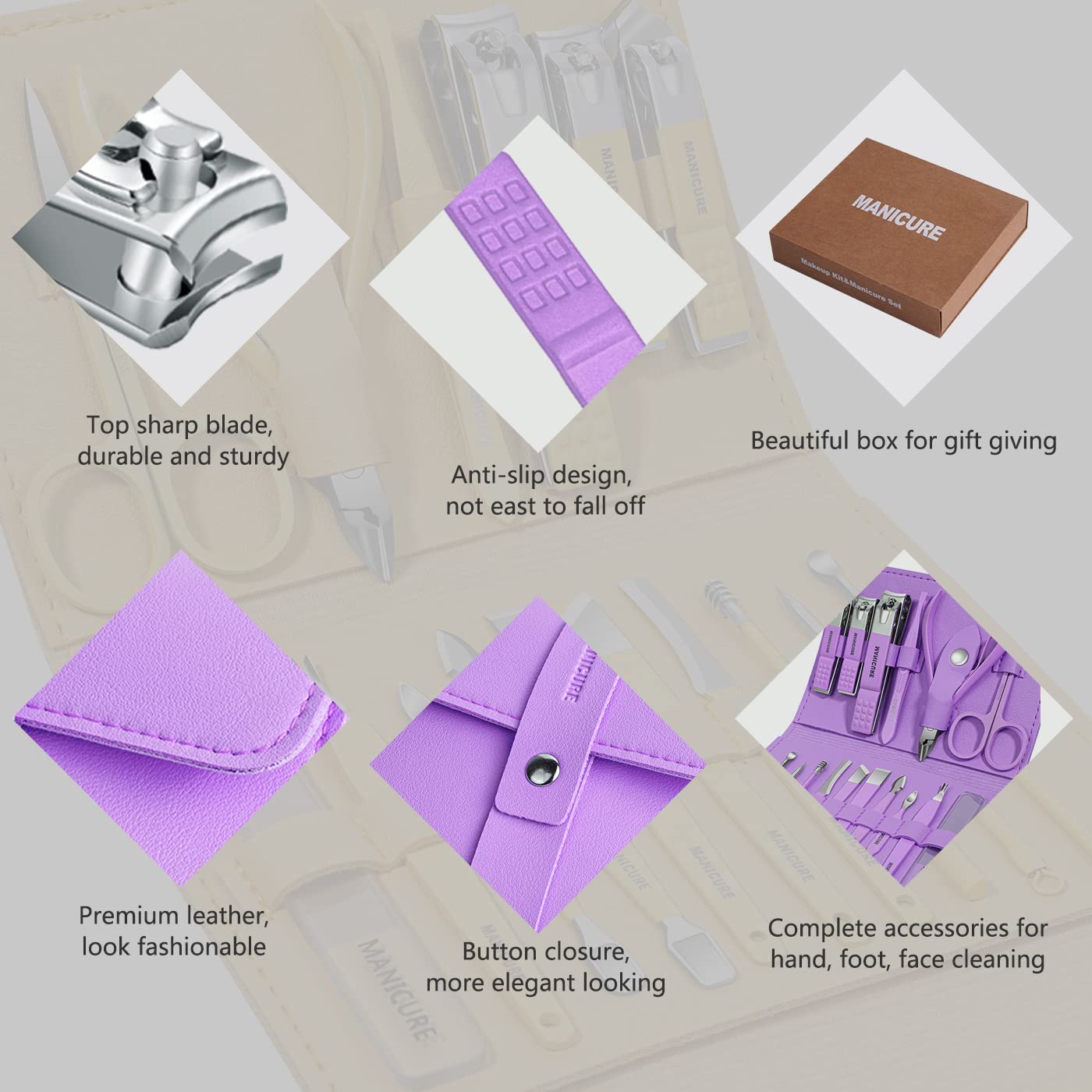Premium 16-piece Nail Care Kit