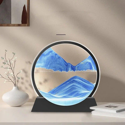 3D Moving Sand Art Lamp With Stand