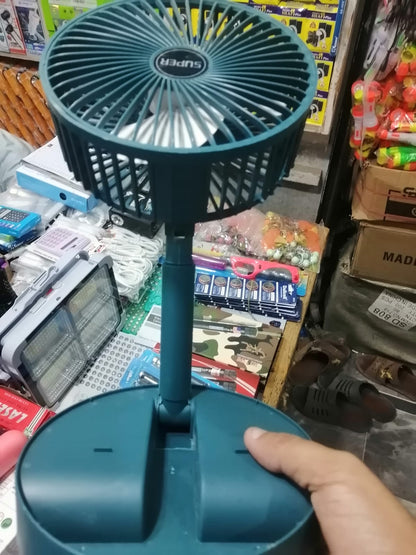 Rechargeable Telescopic Folding Table Fan