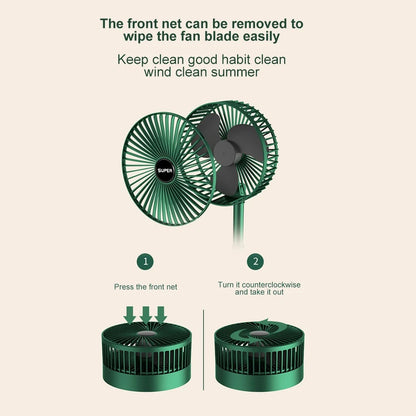Rechargeable Telescopic Folding Table Fan