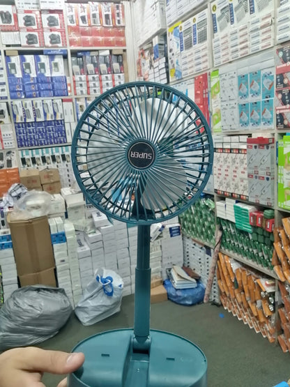 Rechargeable Telescopic Folding Table Fan