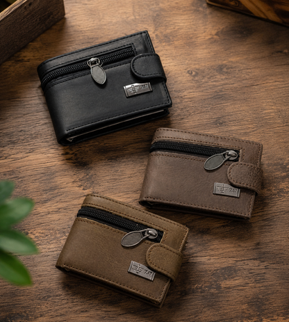 Premium Men's Mini Leather Wallet