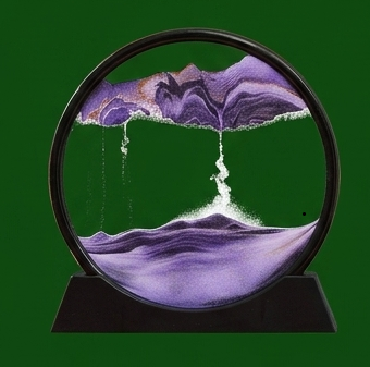 3D Moving Sand Art Lamp With Stand
